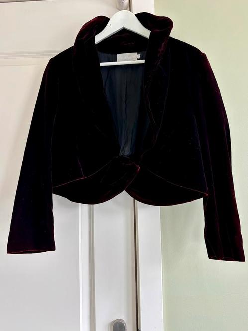 Chiara Boni Velvet Jasje, Kleding | Dames, Jasjes, Kostuums en Pakken, Zo goed als nieuw, Ophalen of Verzenden