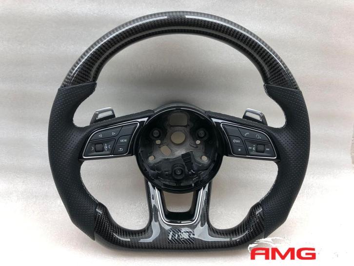 Audi S Line Stuur 8W A3 S3 RS S4 RS4 S5 RS5 Leer Carbon, Auto-onderdelen, Besturing, Audi, Nieuw, Ophalen of Verzenden