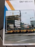 folder DAF bus MB 200 Engels ca 1982, Ophalen of Verzenden, Zo goed als nieuw, Overige merken, DAF Bus