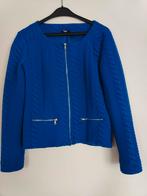 Mooi blauw sportief vest van Claudia Sträter, maat M, Maat 38/40 (M), Zo goed als nieuw, Verzenden, Blauw