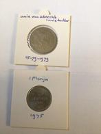 1 unie daalder en 1 florijn unc, Postzegels en Munten, Munten | Nederland, Ophalen of Verzenden