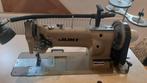Industriële naaimachine met dubbele naald en dubbel transp., Hobby en Vrije tijd, Naaimachines en Toebehoren, Gebruikt, Naaimachine