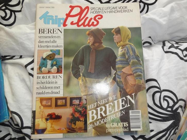 tijdschrift Knip plus (voorheen steek) no 1 oktober 1986, Boeken, Tijdschriften en Kranten, Gelezen, Damesbladen, Ophalen of Verzenden