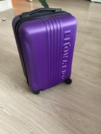 Koffer paars, Sieraden, Tassen en Uiterlijk, Koffers, Ophalen, Wieltjes, Hard kunststof, Minder dan 50 cm
