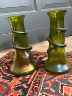 Art Deco Loetz Slangenvaas - Licht Beschadigd, Ophalen of Verzenden