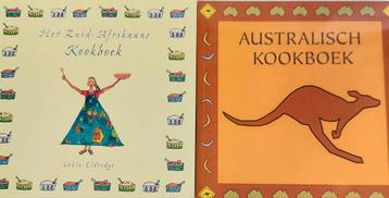 Het Zuid- Afrikaans en Australisch kookboek  NIEUW!!