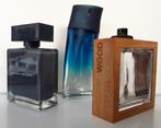 3 lege parfumflessen van: KENZO - NARCISO RODRIUEZ- DSQUARED, Ophalen of Verzenden, Gebruikt, Parfumfles