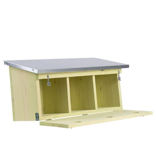 Vogelhuis mussenflat Ringmus, Koolmees, Pimpelmees, Tuin en Terras, Vogelhuisjes en Vogelbaden, Nieuw, Ophalen of Verzenden