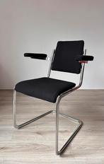 10x Tecta Jean Prouve design eetkamerstoelen, Huis en Inrichting, Stoelen, Ophalen, Gebruikt, Zwart, Stof