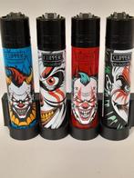 clipper aanstekers set clown print, Ophalen of Verzenden, Nieuw, Aansteker