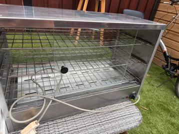  Warmhoudvitrine van roestvrij staal beschikbaar voor biedingen