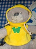 Walibi beer knuffel met gele hoodie 22 cm groot, Kinderen en Baby's, Ophalen of Verzenden, Zo goed als nieuw, Beer