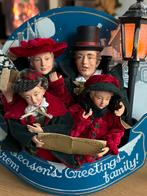 Vintage Kerst Carol Zangers Wanddecoratie met Licht, Diversen, Ophalen of Verzenden, Zo goed als nieuw