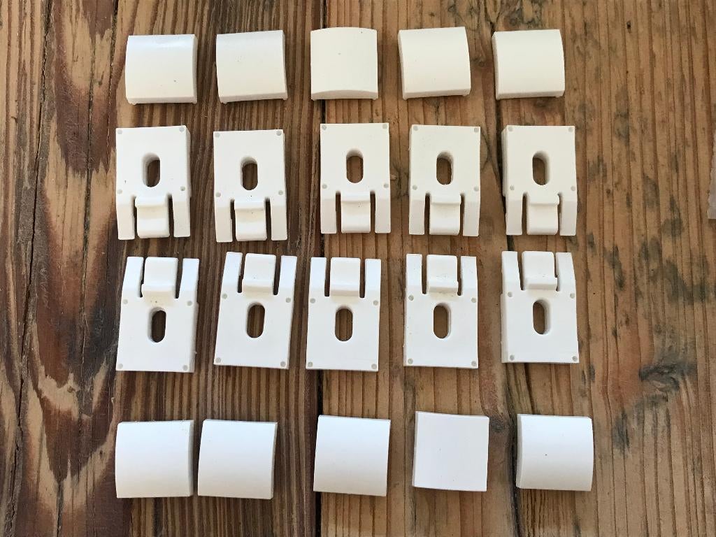 Florinn / Antex plafondsteun met sleuf en kapje, Huis en Inrichting, Ophalen of Verzenden, Nieuw, Wit, Minder dan 100 cm