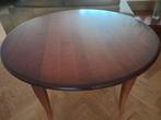 Eettafel rond/ovaal kersenhout 120/160, Antiek en Kunst, Antiek | Meubels | Tafels, Ophalen