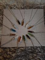 13x nieuwe ketting met pegel, Met hanger, Nieuw, Ophalen of Verzenden, Steen of Mineraal