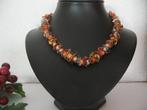 Ketting met glasparels, Ophalen of Verzenden, Nieuw, Overige materialen, Verstelbaar