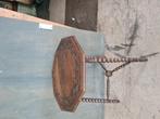 Houten bijzettafel, Ophalen, Zo goed als nieuw, 60 cm of meer, Rechthoekig