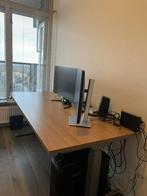 Zit-sta bureau elek verstelbaar MRC PRO NEN-EN 527 180x80cm, Ophalen, Elektrisch, Zo goed als nieuw, Bureau