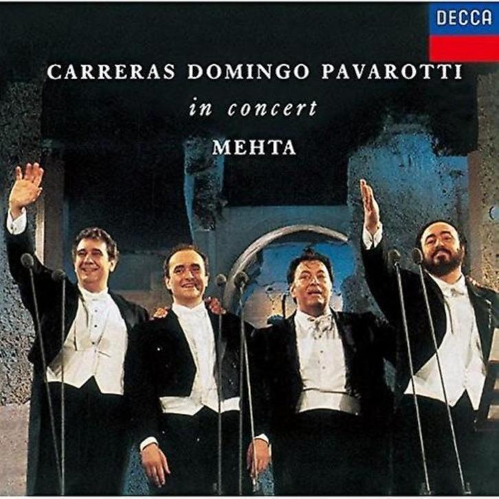CARRERAS, DOMINGO & PAVAROTTI IN CONCERT., Cd's en Dvd's, Cd's | Klassiek, Zo goed als nieuw, Opera of Operette, Ophalen of Verzenden