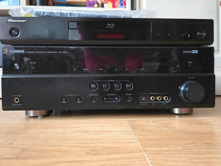 Te koop Yamaha receiver, Audio, Tv en Foto, Versterkers en Receivers, Zo goed als nieuw, 5.1, 60 tot 120 watt, Yamaha, Ophalen of Verzenden