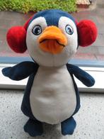 Blauwe pinguïn met rode oorwarmers merk Ferrero Kinder choco, Kinderen en Baby's, Ophalen of Verzenden, Zo goed als nieuw, Overige typen