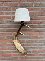 Geweien geweienlamp jacht Veluwe geweien edelhert wandlamp., Ophalen of Verzenden, Zo goed als nieuw
