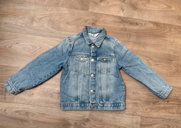 Lichtblauw spijkerjasje - H&M - maat 128 beschikbaar voor biedingen