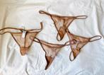 Eres String - Sexy & Transparent - Maat L, Kleding | Dames, Verzenden, Beige, String