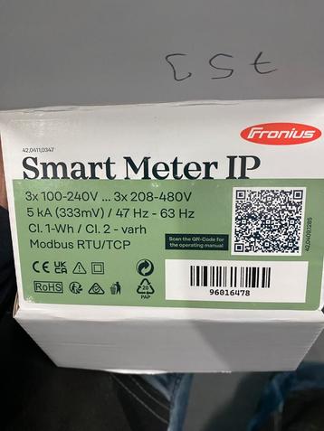Fronius smart meter ip beschikbaar voor biedingen