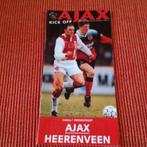 Programma AJAX - Heerenveen 11 april 1998, Ophalen of Verzenden, Gebruikt, Ajax, Boek of Tijdschrift