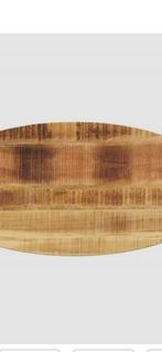 Mango Houten Tafelblad. 180 bij 90 ovalen blad., Huis en Inrichting, Tafels | Eettafels, Ophalen, Nieuw, 50 tot 100 cm, Vijf personen of meer