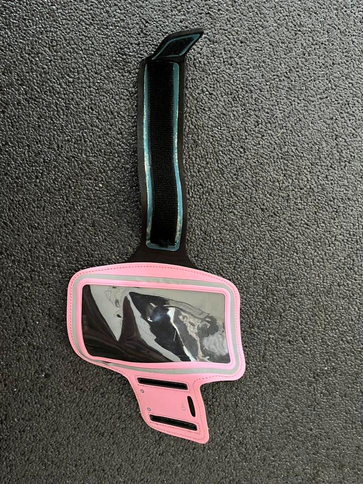Arm band hardloop telefoon tas met sleutelvak, Sport en Fitness, Loopsport en Atletiek, Gebruikt, Overige typen, Hardlopen, Overige merken