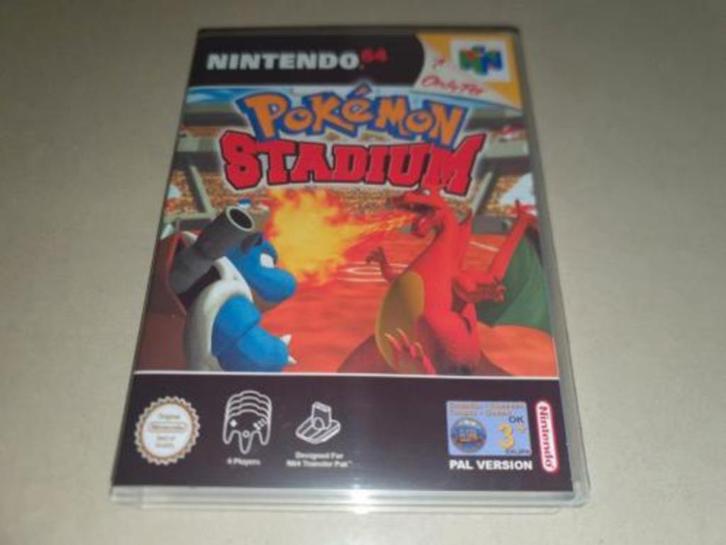 Pokemon Stadium N64 Game Case, Spelcomputers en Games, Games | Nintendo 64, Zo goed als nieuw, Verzenden