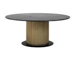 Richmond ronde Eettafel Ironville Zwart Marmer -140 cm, Ophalen, Nieuw