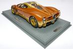 Pagani Utopia Brons Carbon / Goud P18223D 1:18 van BBR, Hobby en Vrije tijd, Modelauto's | 1:18, Ophalen of Verzenden, Nieuw, Auto