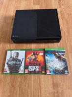 Xbox One + Controller + 3 Games, Spelcomputers en Games, Avontuur en Actie, Gebruikt, Vanaf 18 jaar, 1 speler