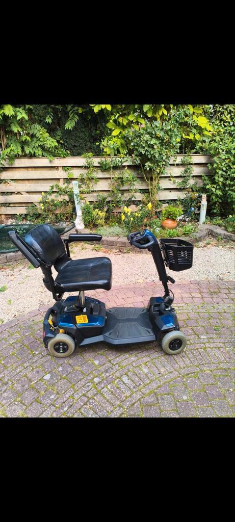 Goede scootmobiel pride jazzy kleur blauw demontabel, Diversen, Brommobielen en Scootmobielen, Zo goed als nieuw, 46 km of meer