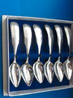 Zilveren Biedermeier periode lepeltjes in doosje., Verzenden, Zilver