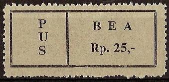 Indonesie Noodport 1 postfris 1965, Postzegels en Munten, Postzegels | Azië, Postfris, Zuidoost-Azië, Ophalen of Verzenden