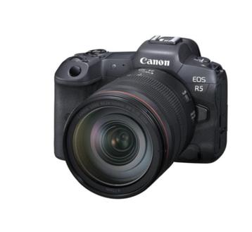 Canon R5 + RF 24-105mm f/4.0L IS USM factuur + Garantie beschikbaar voor biedingen