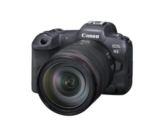Canon R5 + RF 24-105mm f/4.0L IS USM factuur + Garantie, Audio, Tv en Foto, Fotocamera's Digitaal, Nieuw, Compact, Canon, 8 keer of meer
