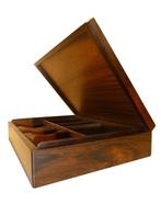 Zeer zeldzame vintage rosewood kistje design A. Klitgaard, Ophalen of Verzenden
