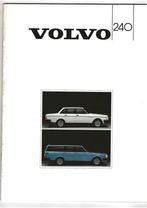 Brochure Volvo 240 met prijslijst 1985 met 32 pag., Ophalen of Verzenden, Volvo, Zo goed als nieuw