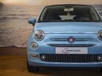 Fiat 500 C 1.2 Cabriolet, babyblauw, zwarte softtop, Voorwielaandrijving, Gebruikt, 4 cilinders, Cabriolet