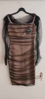 Nieuw feestelijk jurkje, Kleding | Dames, Jurken, Bruin, Nieuw, Ophalen of Verzenden, Knielengte