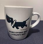 Mok met Takkie. MAKE EVERY DAY A HAPPY DAY en WE LOVE J&J, Ophalen of Verzenden, Zo goed als nieuw