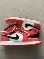 Jordan 1 mid team orange black maat 46, Ophalen, Overige kleuren, Nike Air Jordan, Sneakers of Gympen