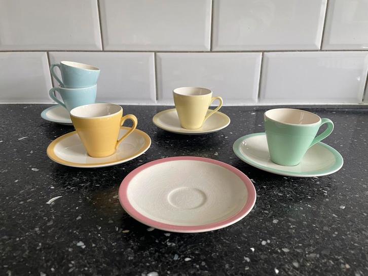 Onderdelen Charmant, mokka-servies Regout / Sphinx, Antiek en Kunst, Antiek | Servies los, Ophalen of Verzenden