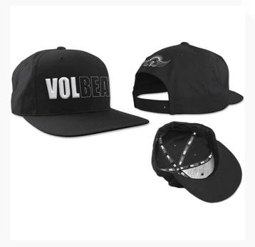 Volbeat Logo Snapback Pet - Zwart, metsl, rock, beschikbaar voor biedingen